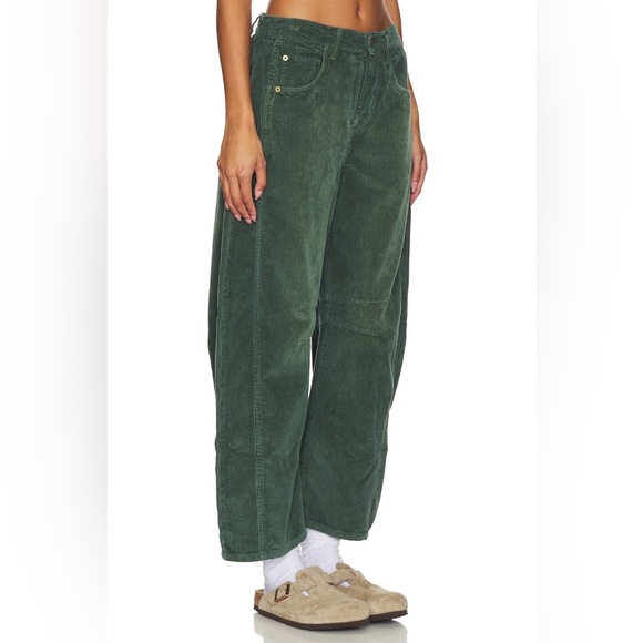 New Free People x We The Free Good Luck Cord in Cypress Green | Size 28 - Picture 2 of 16